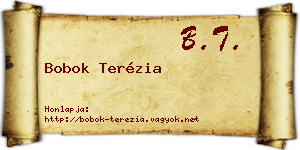 Bobok Terézia névjegykártya