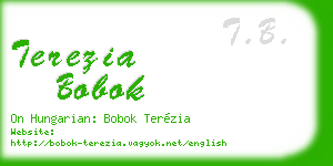 terezia bobok business card